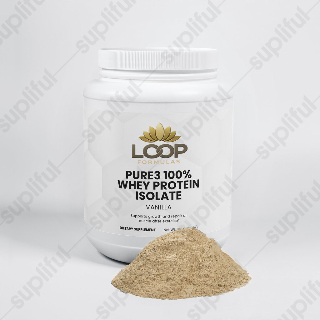 Pure3 100% Whey Protein Isolate (Vanilla)
