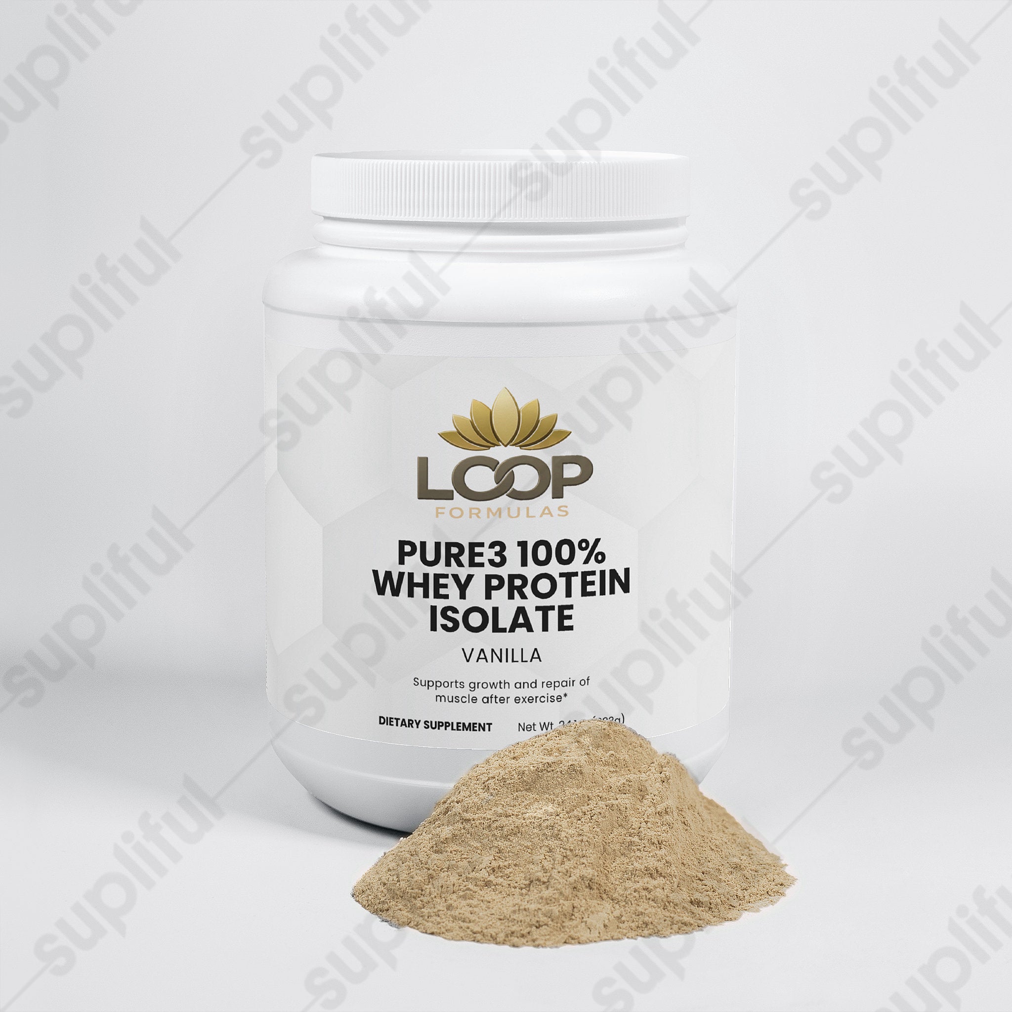 Pure3 100% Whey Protein Isolate (Vanilla)