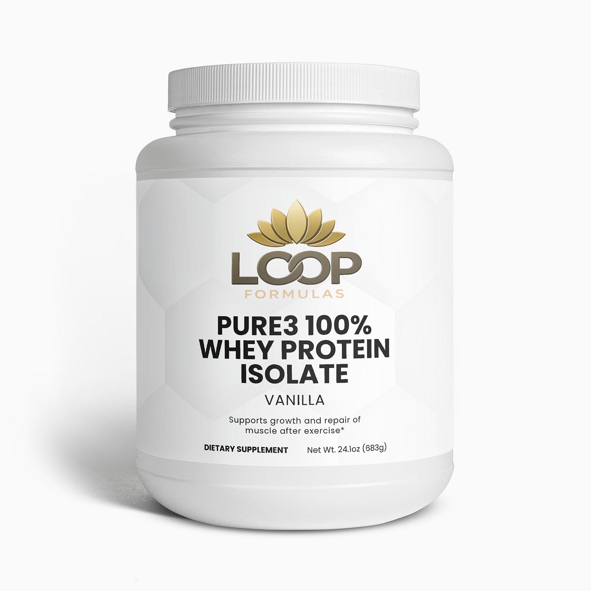 Pure3 100% Whey Protein Isolate (Vanilla)