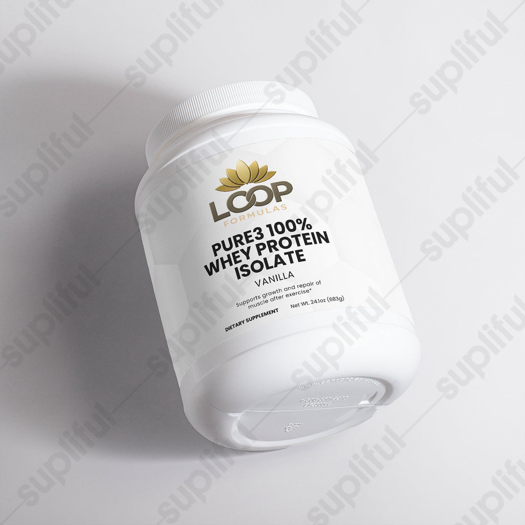 Pure3 100% Whey Protein Isolate (Vanilla)